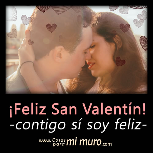 Imagen de San Valentín para quien me hace feliz