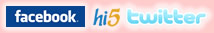 facebook, hi5, twitter