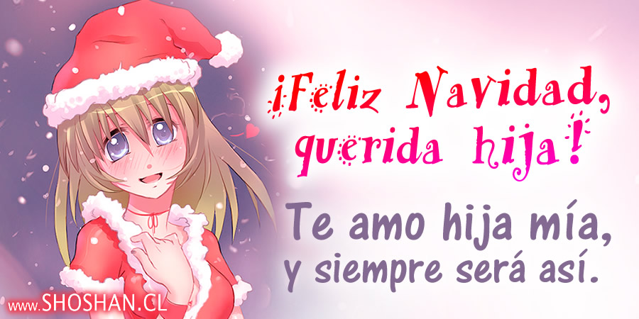 Carta de Navidad para mi hija