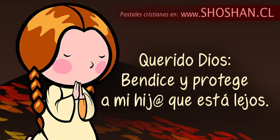 Oración de una madre por un hijo o hija que está lejos