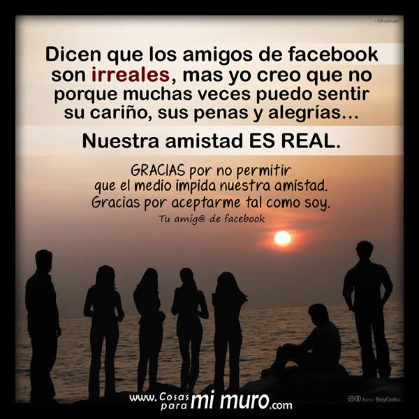 Para mis amigos de facebook