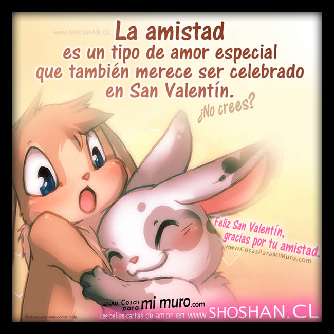 Mensaje de San Valentín para los amigos