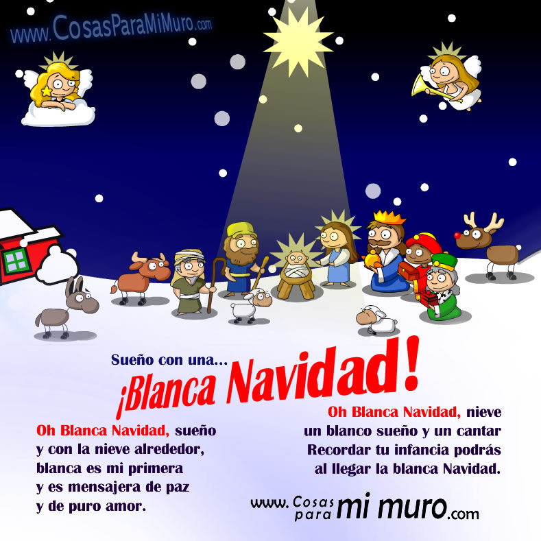 Blanca Navidad, imagen de la canción