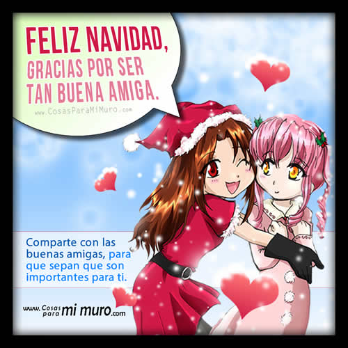 Imagen para una buena amiga en Navidad