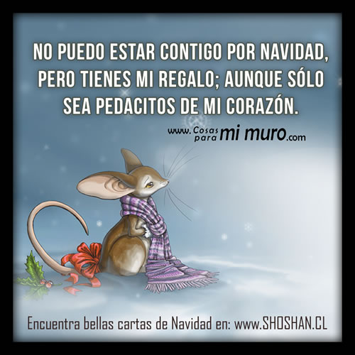 Triste por no estar contigo en Navidad