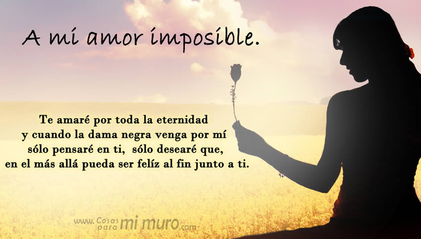 A mi amor imposible