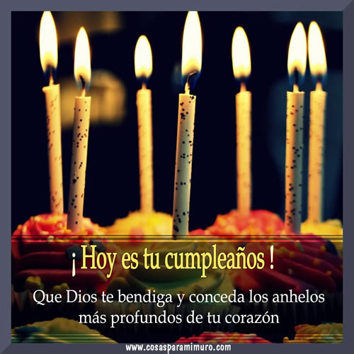 ¡Hoy es tu cumpleaños!