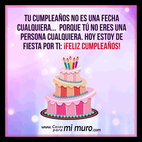 Postal para una fecha especial: tu cumpleaños