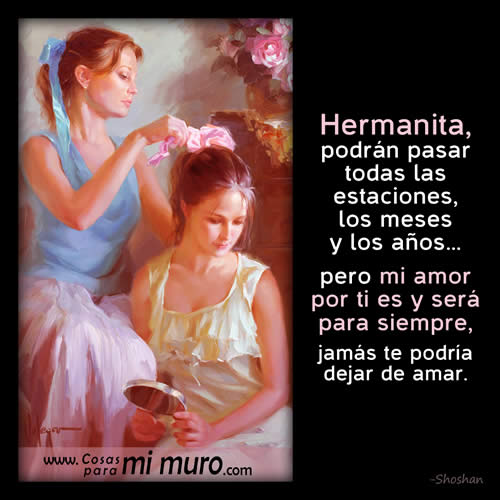 Imagen: Siempre te amaré, hermana