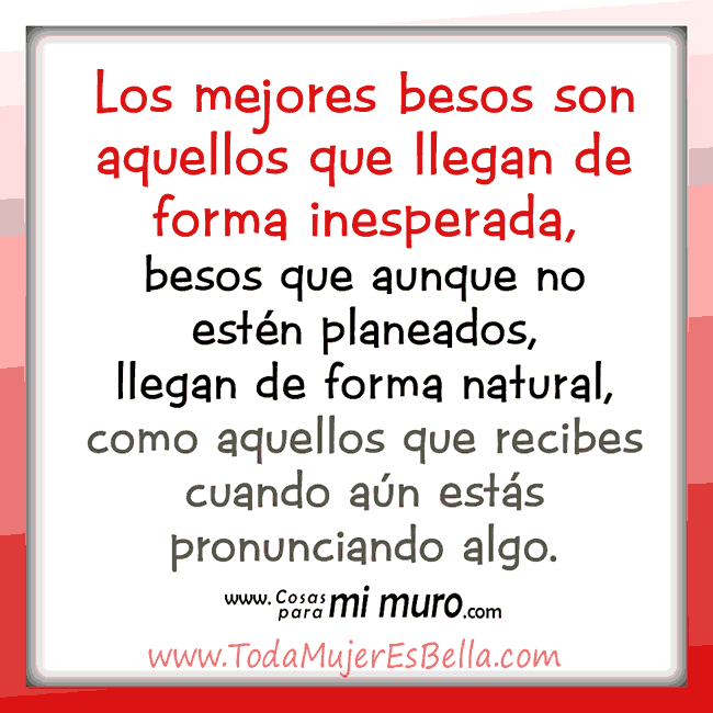 Besos inesperados