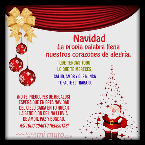 NAVIDAD, la propia palabra llena nuestros corazones de alegría