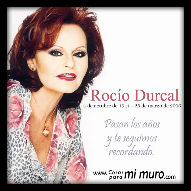 Rocío Dúrcal, te echamos de menos