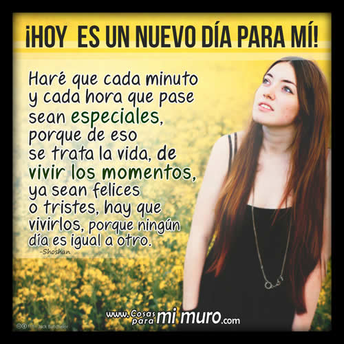 Los momentos están para vivirlos Los momentos están para vivirlos